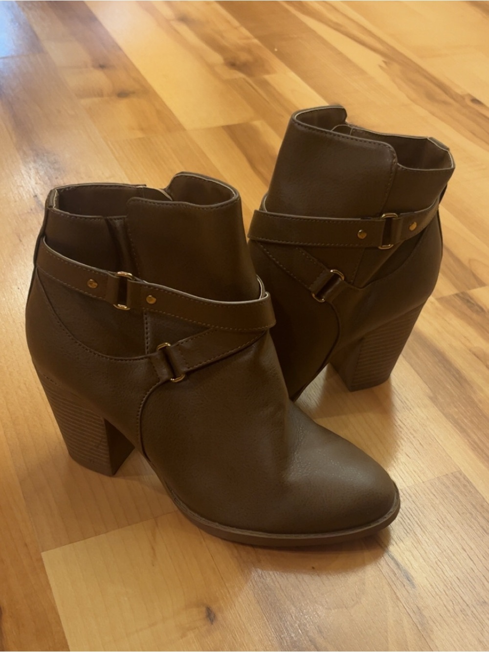 Serra Ladies Brown Booties
